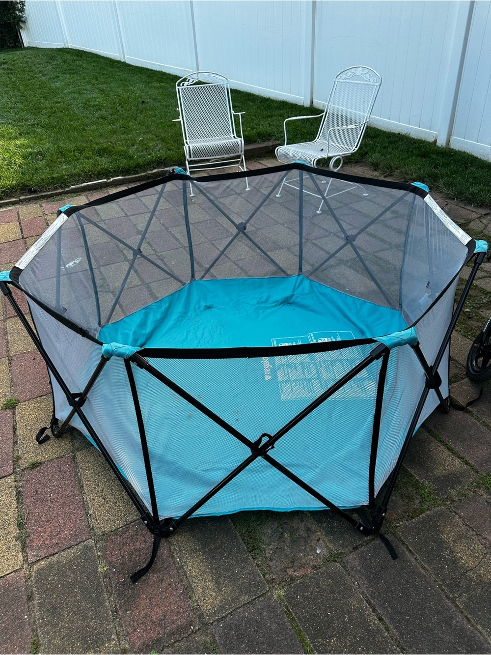 Regalo Deluxe My Play 8-Panel Portable Play Yard - Teal